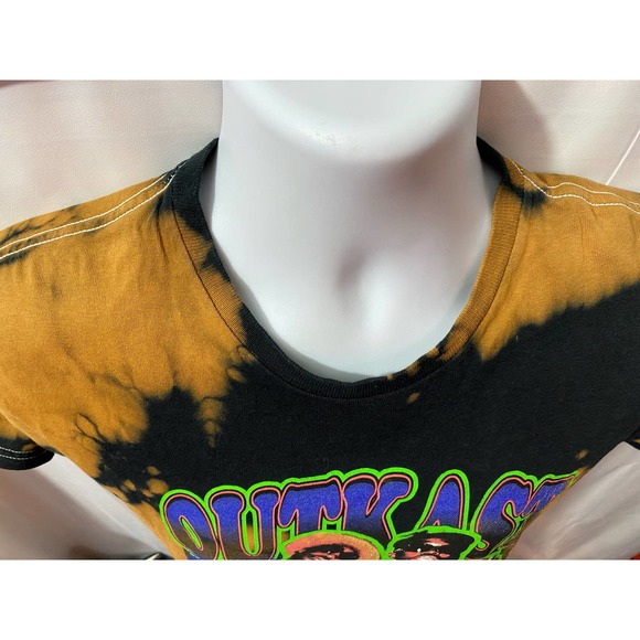 Outkast Shirt Mens Small Tie Dye Acid Wash Rap Hip Hop Streetwear - Picture 6 of 7